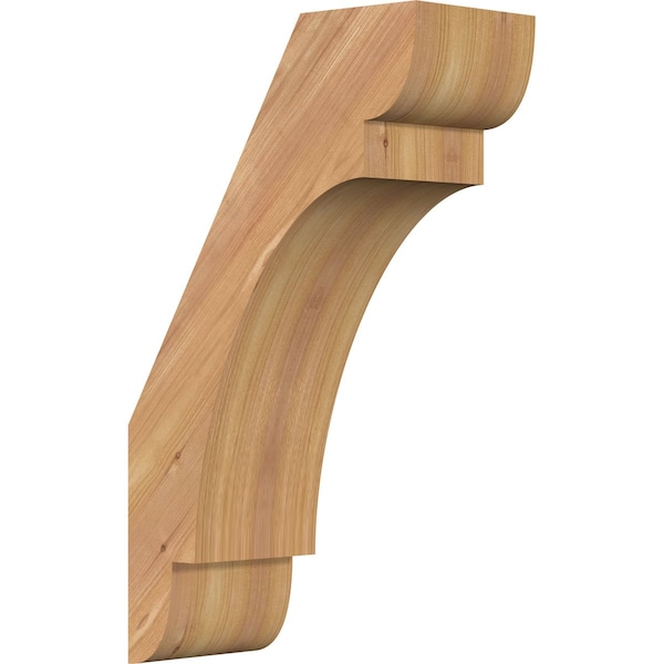 Ekena Millwork 5 1/2"W x 12"D x 20"H Olympic Smooth Knee Brace, Western Red Cedar BRC06X12X20OLY00SWR - main